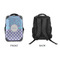 Purple Damask & Dots 15" Backpack - APPROVAL
