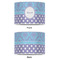 Purple Damask & Dots 16" Drum Lampshade - APPROVAL (Poly Film)