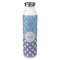 Purple Damask & Dots 20oz Water Bottles - Full Print - Front/Main