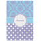 Purple Damask & Dots Poster - Matte - 24x36 (Personalized)