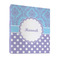 Purple Damask & Dots 3 Ring Binder - Full Wrap - 1" (Personalized)