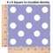 Purple Damask & Dots 6x6 Swatch of Fabric