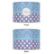 Purple Damask & Dots 8" Drum Lampshade - APPROVAL (Fabric)