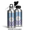 Purple Damask & Dots Aluminum Water Bottle - Alternate lid options