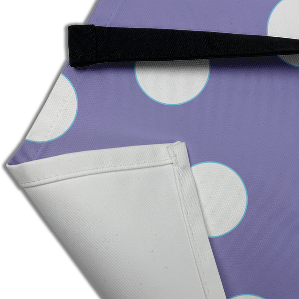 Purple Damask & Dots Apron - (Detail)