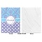 Purple Damask & Dots Baby Blanket (Single Side - Printed Front, White Back)