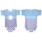 Purple Damask & Dots Baby Bodysuit Approval