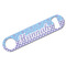 Purple Damask & Dots Bar Bottle Opener w/ Name or Text