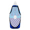 Purple Damask & Dots Bottle Apron - Soap - FRONT
