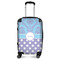 Purple Damask & Dots Suitcase (Personalized)