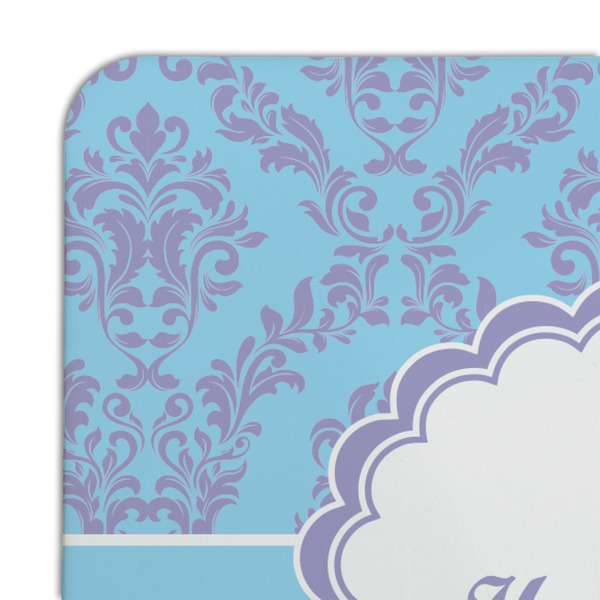 Purple Damask & Dots Coaster Set - DETAIL