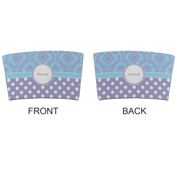 Purple Damask & Dots Coffee Cup Sleeve - APPROVAL