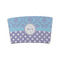 Purple Damask & Dots Coffee Cup Sleeve (Personalized)