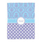 Purple Damask & Dots Comforter - Twin - Front