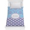 Purple Damask & Dots Comforter - Twin XL (Personalized)