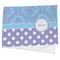 Purple Damask & Dots Cooling Towel- Main