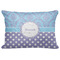 Purple Damask & Dots Decorative Baby Pillowcase - 16"x12" w/ Name or Text