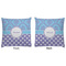 Purple Damask & Dots Decorative Pillow Case - Approval