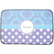 Purple Damask & Dots Dish Drying Mat w/ Name or Text