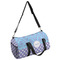 Purple Damask & Dots Duffel Bag - Small (Personalized)