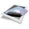Purple Damask & Dots Electronic Screen Wipe - iPad