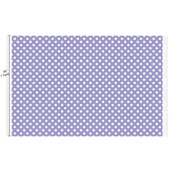 Purple Damask & Dots Fabric Full Yard