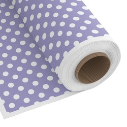 Purple Damask & Dots Fabric by the Yard - Spun Polyester Poplin