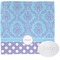 Purple Damask & Dots Wash Cloth with soap