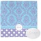 Purple Damask & Dots Washcloth (Personalized)