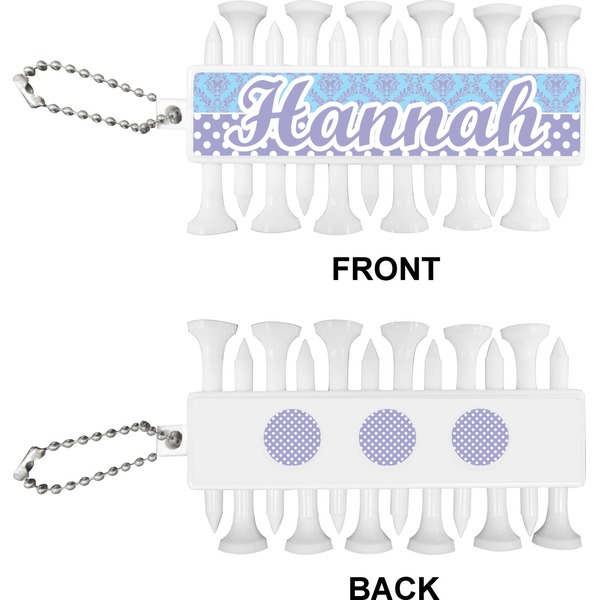 Purple Damask & Dots Golf Buddy (Approval)