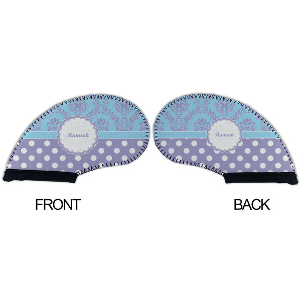 Purple Damask & Dots Golf Club Covers - APPROVAL