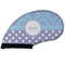 Purple Damask & Dots Golf Club Covers - FRONT