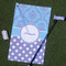 Purple Damask & Dots Golf Towel Gift Set - Main