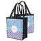 Purple Damask & Dots Grocery Bag - MAIN