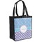 Purple Damask & Dots Grocery Bag (Personalized)