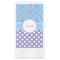 Purple Damask & Dots Guest Paper Towels - Full Color (Personalized)