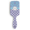 Purple Damask & Dots Hair Brushes (Personalized)