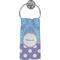 Purple Damask & Dots Hand Towel - Full Print (Personalized)