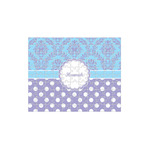 Purple Damask & Dots 110 pc Jigsaw Puzzle (Personalized)