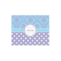 Purple Damask & Dots 110 pc Jigsaw Puzzle (Personalized)