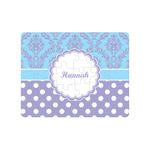 Purple Damask & Dots Jigsaw Puzzles (Personalized)