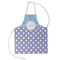 Purple Damask & Dots Kid's Aprons - Small Approval