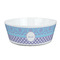 Purple Damask & Dots Kid's Bowl (Personalized)