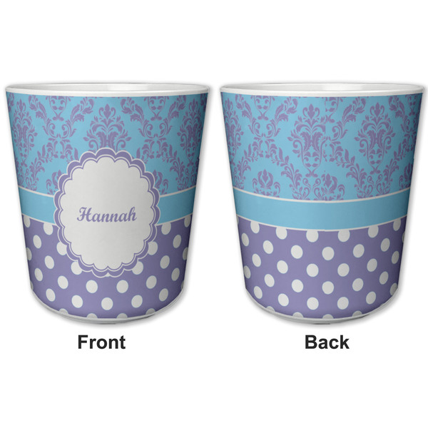 Purple Damask & Dots Kids Cup - APPROVAL