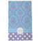 Purple Damask & Dots Kitchen Towel - Poly Cotton - Full Front