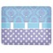Purple Damask & Dots Light Switch Cover (3 Toggle Plate)