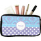Purple Damask & Dots Makeup / Cosmetic Bag (Personalized)