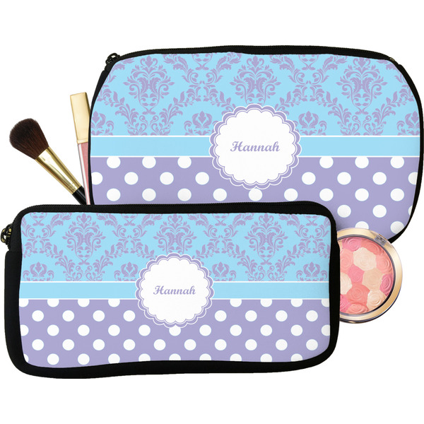 Purple Damask & Dots Makeup Kit Aggregate
