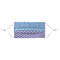 Purple Damask & Dots Mask - Pleated (new) APPROVAL