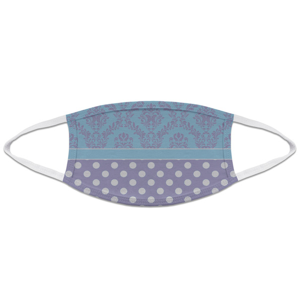 Purple Damask & Dots Mask2